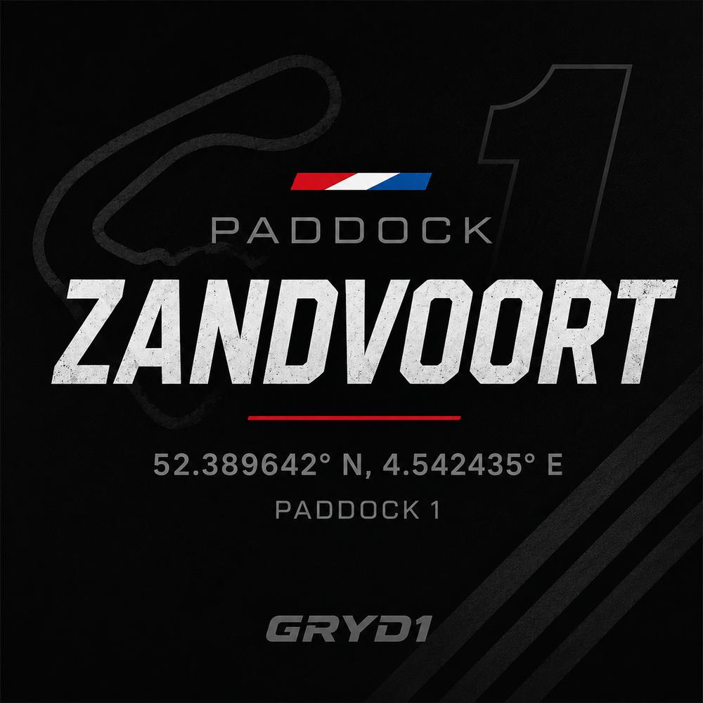 GRYD1 Paddock Zandvoort T-Shirt