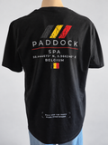 GRYD1 Paddock Spa T-shirt – black back view | Black