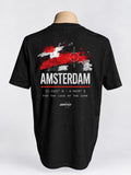 GRYD1 Stadium Amsterdam T-shirt in black – rear view | Black