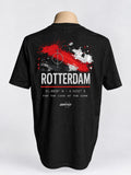 GRYD1 Stadium Rotterdam T-shirt in black – rear view | Black