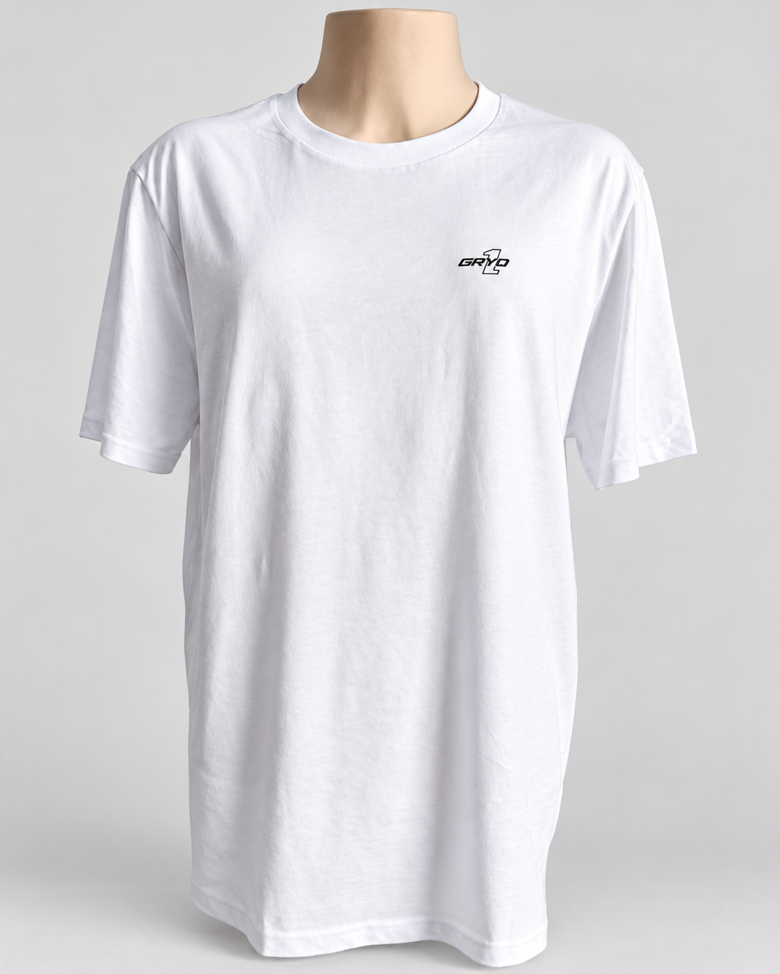 GRYD1 T-shirt in white – front view | White
