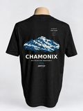 GRYD1 Summit Chamonix T-shirt in black – rear view | Black